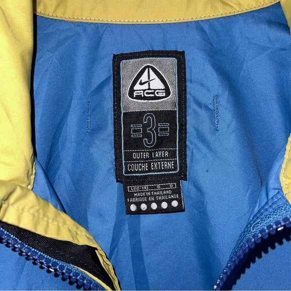 Nike ACG Outer Layer 3 Lightweight Windbreaker Vintage Jacket Blue Women’s Large - Picture 6 of 11